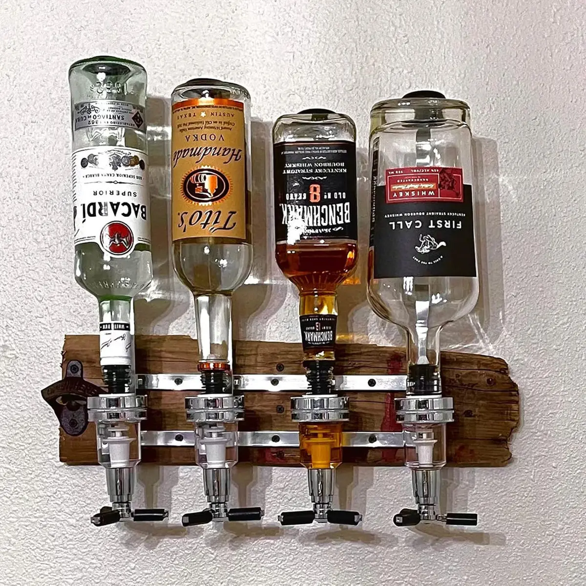 1-6 Bottle Alcohol Liquor Disp - огляд і ціна Whisky Beer And Wine